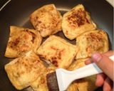 醤油香ばし＊お揚げの葱おかか詰め作り方7写真