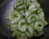 胡麻風味の…「シマウリの中華風漬物」作り方2写真