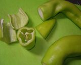 オモニ♪緑パプリカともやしの醤油麹ナムル作り方1写真