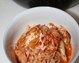 楽々♡豆腐ともやしのキムチ蒸し焼き作り方6写真