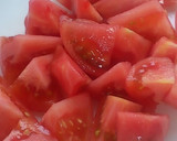 ゆで茄子とトマトの和え物だワン作り方1写真