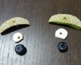 ♥ メロンで食いしん坊かえるデザート♥作り方4写真