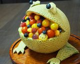 ♥ メロンで食いしん坊かえるデザート♥作り方9写真