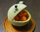 ♥ メロンで食いしん坊かえるデザート♥作り方6写真