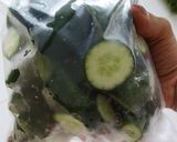 割とすぐ食べられる、きゅうりの焼酎漬け。作り方4写真