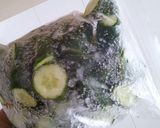 割とすぐ食べられる、きゅうりの焼酎漬け。作り方5写真