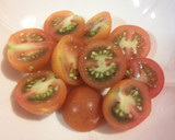 箸休めに☆簡単☆トマトのすだち醤油がけ作り方1写真