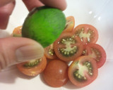 箸休めに☆簡単☆トマトのすだち醤油がけ作り方2写真