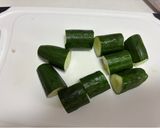 破壊きゅうりのサッパリポン酢浅漬け作り方1写真