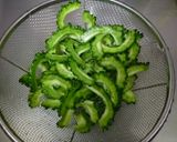 ゴーヤとおあげの梅おかか和え作り方1写真