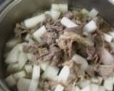 便秘解消!ごま入り☆肉大根作り方3写真