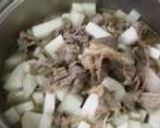 便秘解消!ごま入り☆肉大根作り方4写真