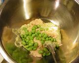 かにと枝豆の冷製クリームパスタ作り方4写真