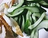 お弁当に☆胡瓜＆竹輪の塩昆布★炒め作り方1写真