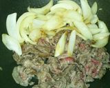 簡単!!ささっとすき焼き風牛丼♪作り方2写真