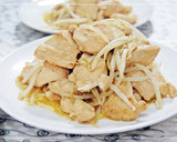 *柔らか～♪鶏むね肉のマヨめんつゆ炒め*作り方4写真