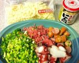 たこ焼きの具で元気の出る一品にリメイク！作り方2写真