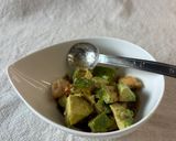 カフェ風✨アボカドと焼き鳥の和風♪サラダ作り方4写真