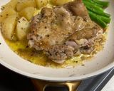 鶏肉の鉄板焼きガーリックバターソテー作り方4写真