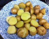 【覚書】新じゃが　甘煮作り方1写真