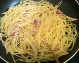 ツナと水菜の梅じそスパゲティ。作り方5写真