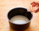 さつまいもと舞茸の炊き込みごはん作り方3写真
