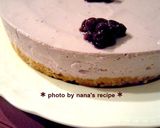 ブルーベリーで大人のレアチーズケーキ作り方5写真