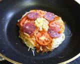 簡単！そうめんピザ作り方2写真