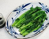 シンプルの極み！青菜with紹興酒タレ作り方4写真