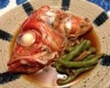 薄味♪金目鯛アラの煮付け(かぶと煮)作り方4写真