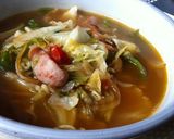 フライパンだけで作る辛ラーメンの二毛作作り方3写真