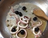 イカスミのタリオリーニ バジリコ風味作り方2写真