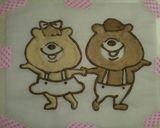 誕生日のキャラケーキくまたん作り方2写真