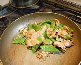 モロッコいんげんと豚肉の炒めもの作り方5写真
