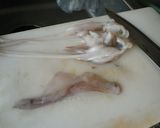 空芯菜とゲソの中華炒め作り方1写真
