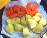 ヘルシー温野菜サラダの蒸し時間…覚書作り方3写真