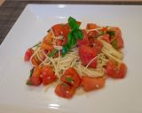トマトとバジルの冷製パスタ。作り方8写真