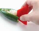 ピーマンのロケットハンバーグ作り方4写真