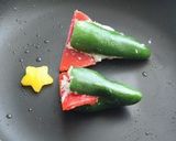 ピーマンのロケットハンバーグ作り方5写真