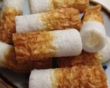 海苔ハチマキのチーズちくわ磯辺揚げ❤作り方1写真