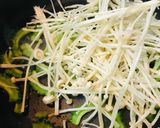 ゴーヤー＆エノキのスライスチーズパスタ作り方2写真