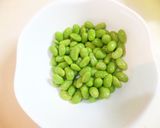 おつまみに最高♪枝豆、豚肉、高菜炒め★作り方1写真