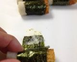 海苔ハチマキのチーズちくわ磯辺揚げ❤作り方3写真