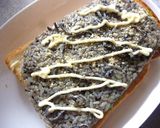 葱と塩昆布の　胡麻『御パン』トースト作り方6写真