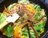 パプリカとオイルサーディンの味噌パスタ作り方5写真