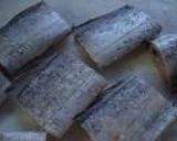 太刀魚の空揚げ　抹茶塩添え作り方1写真