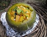 ノブヒェン窯でまるごとかぼちゃグラタン作り方7写真