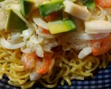 アボカド&シーフードmixラーメンサラダ作り方5写真