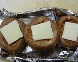 シイタケのみそチーズ焼き作り方2写真