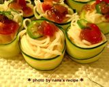 きゅうりで巻いて一口くるくる★そうめん作り方4写真